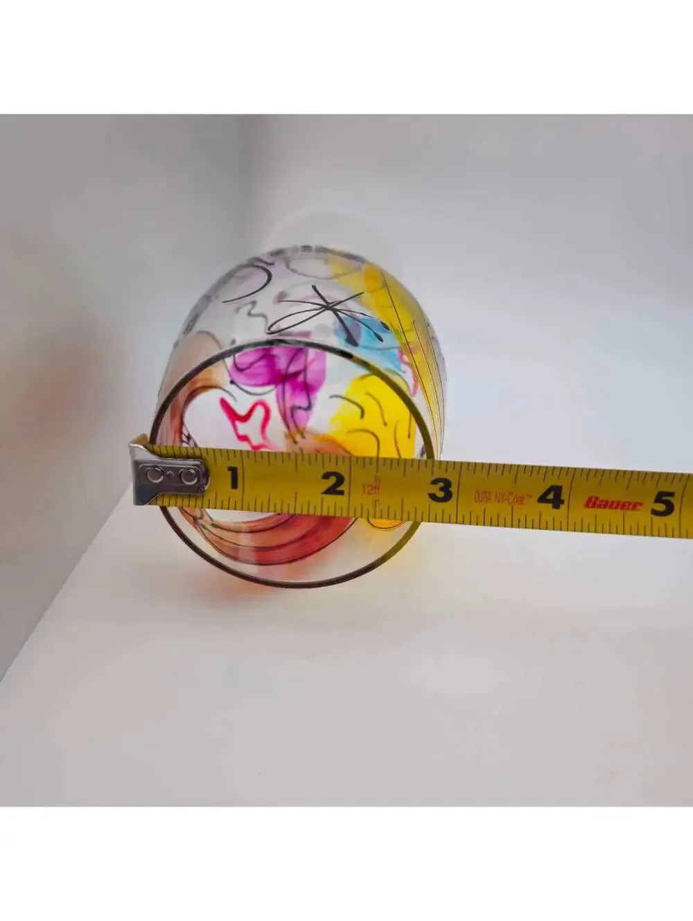Hand Painted Girlfriend Wine Glass 12 Oz.